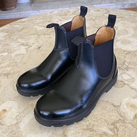 NWOT Aquatherm Leather Water Resistant 3M Insulated Chelsea Boots - Picture 2 of 16